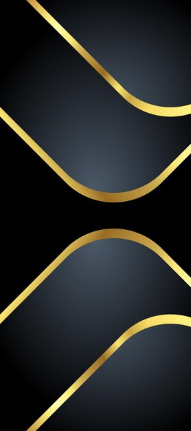 fondo de lujo abstracto negro y dorado