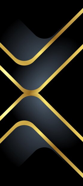 fondo de lujo abstracto negro y dorado