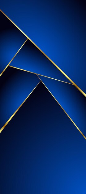 fondo de lujo azul y dorado abstracto con abstracciones