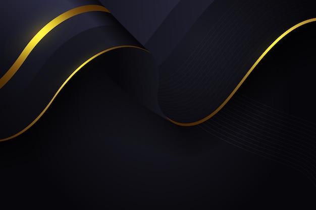 Fondo de lujo dorado degradado