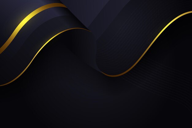 Fondo de lujo dorado degradado