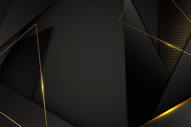 Fondo de lujo dorado degradado