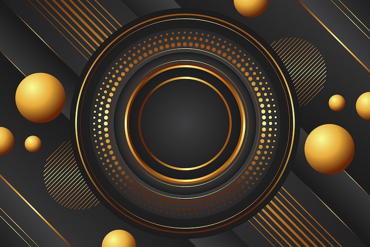 Vector gratuito fondo de lujo dorado premium