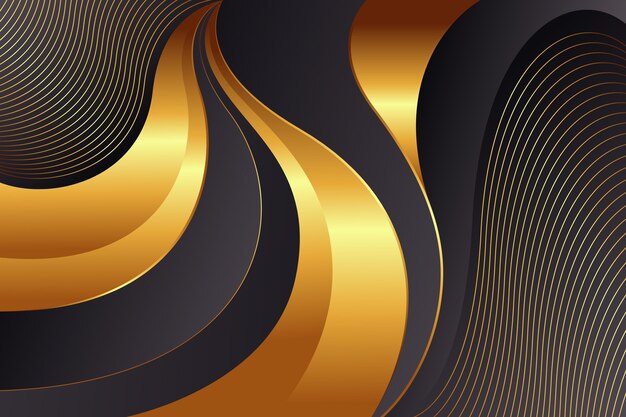 Fondo de lujo dorado premium