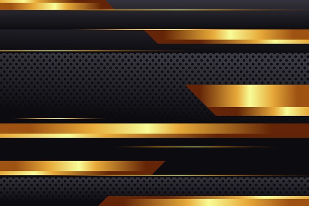 Fondo de lujo dorado realista