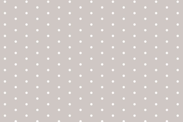 Fondo de lunares, lindo vector de diseño de color crema