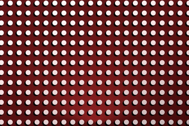 Vector gratuito fondo de lunares rojos degradados
