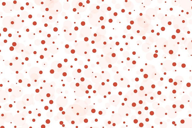 Fondo de lunares rojos dibujados a mano