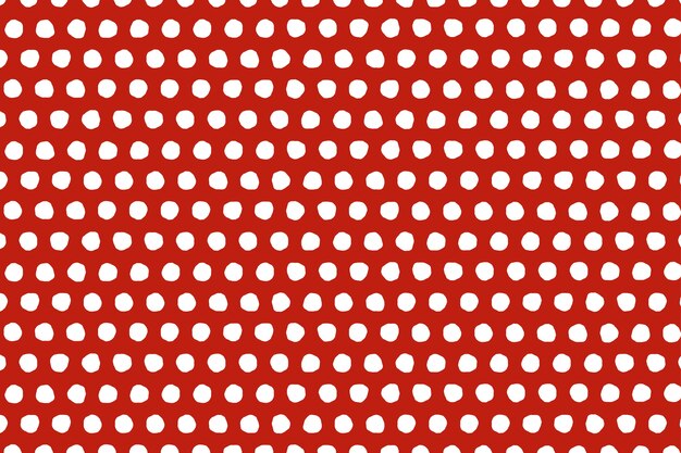 Fondo de lunares rojos de diseño plano