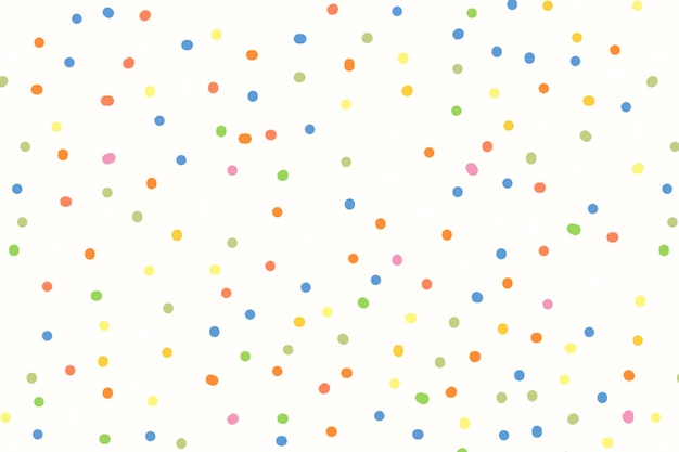 Fondo de lunares, vector de diseño estético