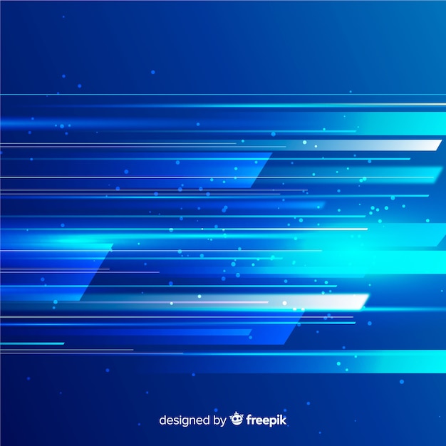 Fondo luz en movimiento diseño plano
