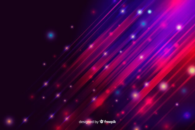 Fondo de luz en movimiento con formas abstractas