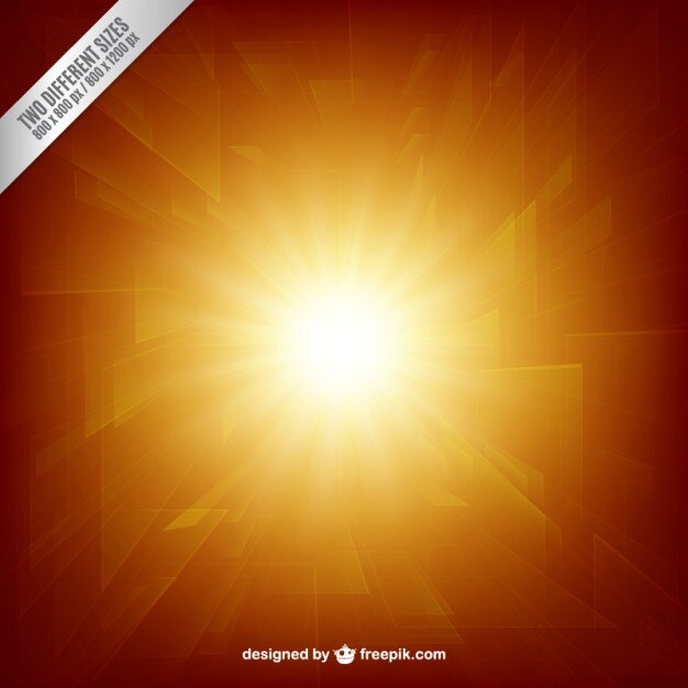 Vector gratuito fondo de luz solar