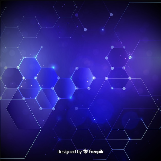 Fondo de malla hexagonal