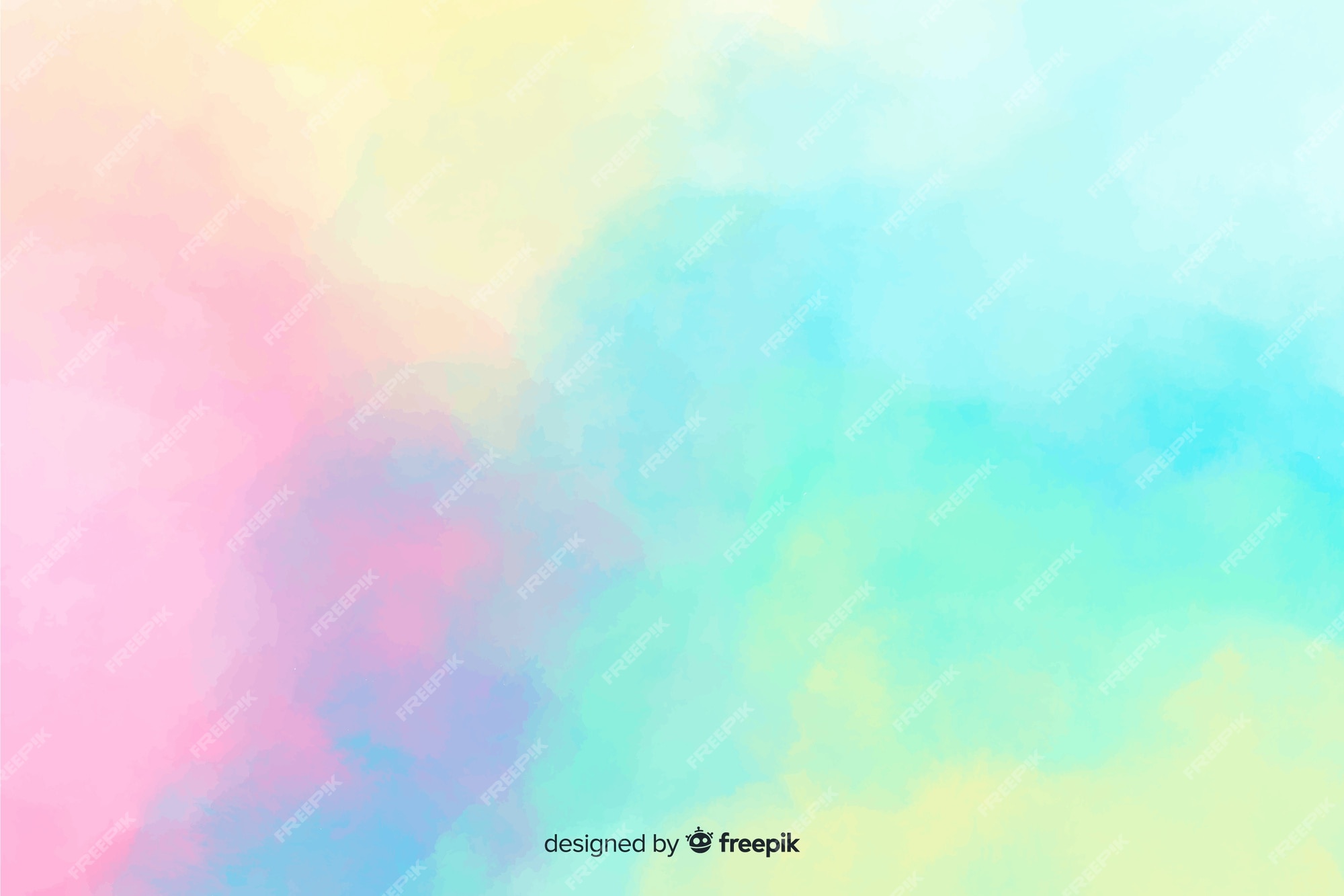 Fondo mancha acuarela color pastel | Vector Gratis