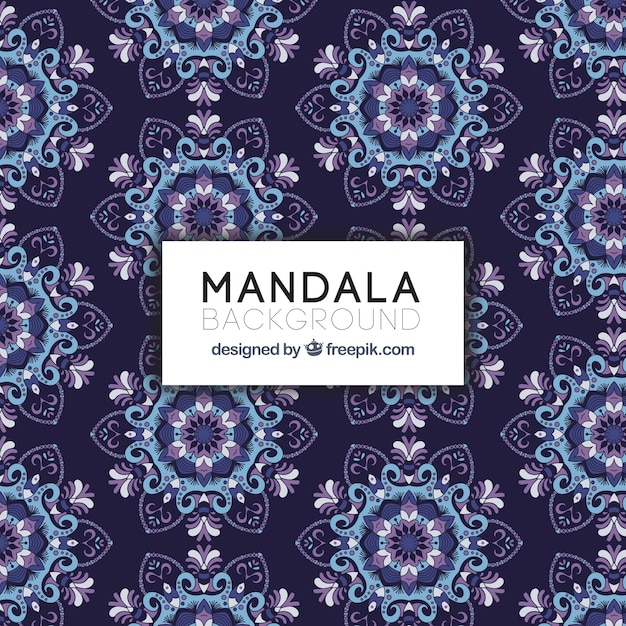 Fondo de mandala colorido