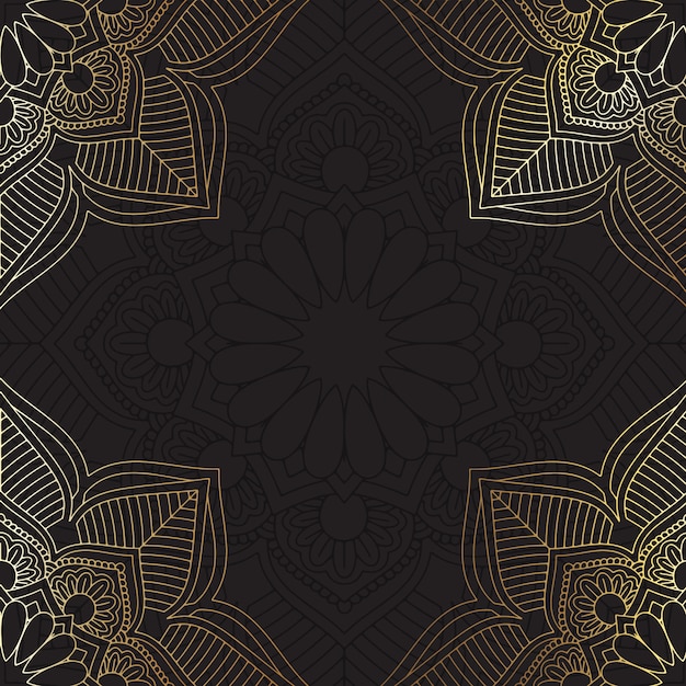 Vector gratuito fondo mandala decorativo