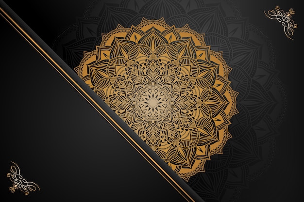 Vector gratuito fondo de mandala de lujo