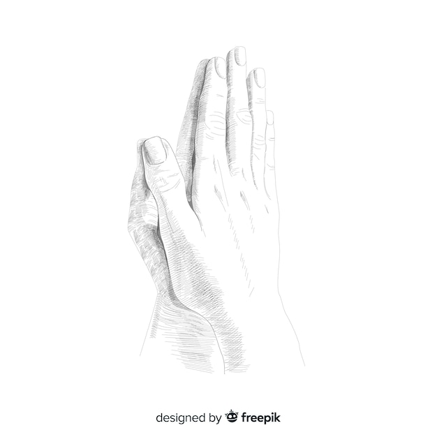 Fondo manos rezando 