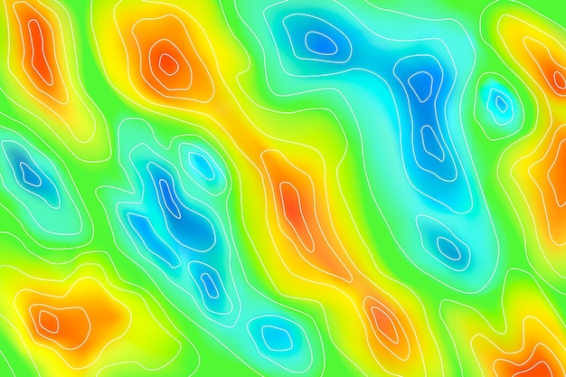 Fondo de mapa de calor degradado