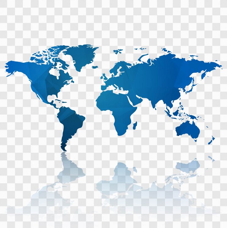 Vector gratuito fondo de mapa del mundo moderno