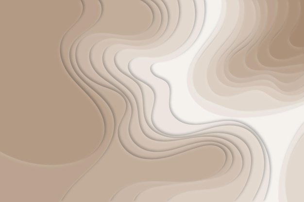 Fondo de mapa topográfico marrón