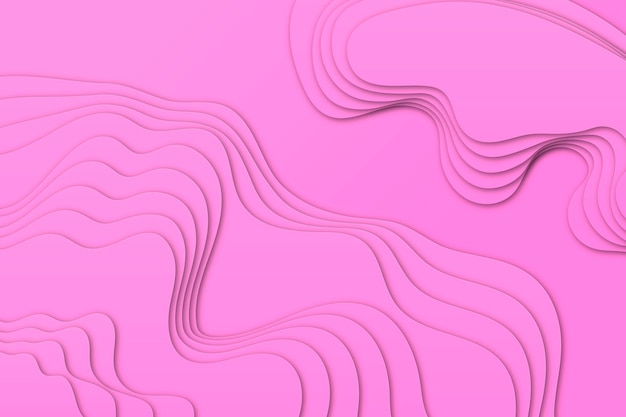 Fondo de mapa topográfico rosa minimalista