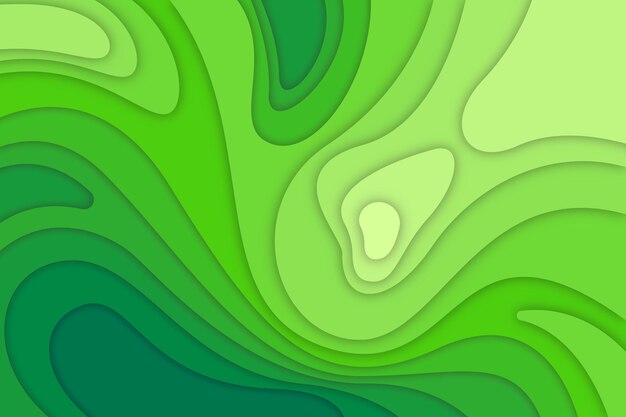 Fondo de mapa topográfico verde