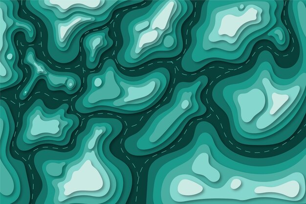 Fondo del mapa topográfico