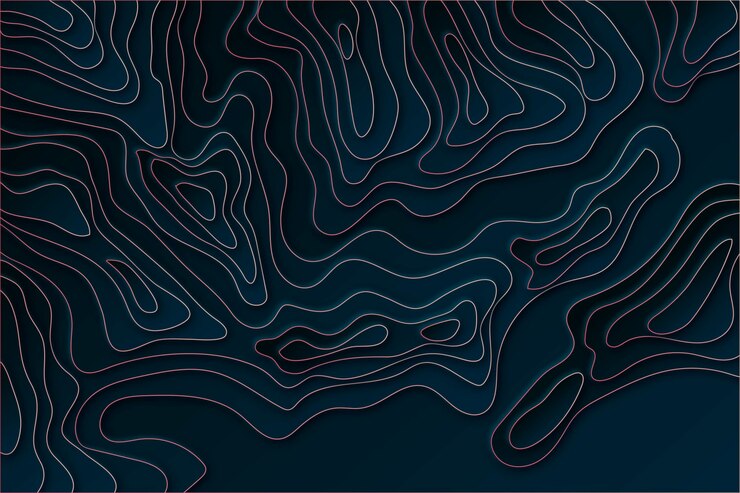 Vector gratuito fondo de mapa topográfico