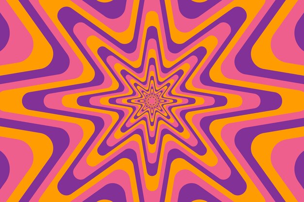 Fondo maravilloso psicodélico con formas abstractas