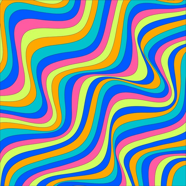 Fondo maravilloso psicodélico