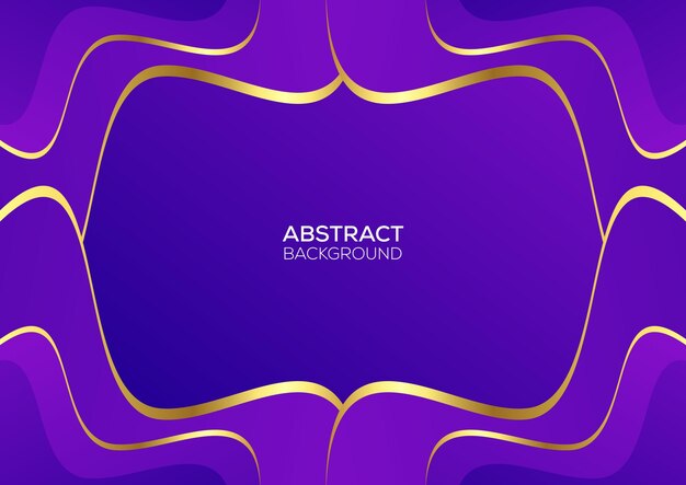 fondo de marco abstracto púrpura con diseño de lujo
