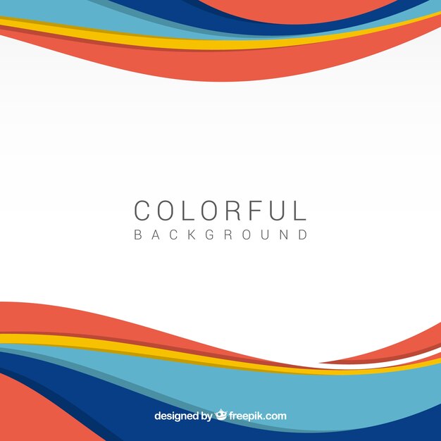 El fondo del marco es colorido