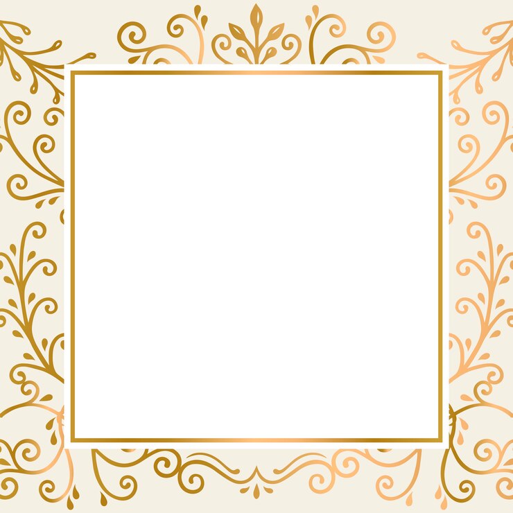 Vector gratuito fondo del marco de oro