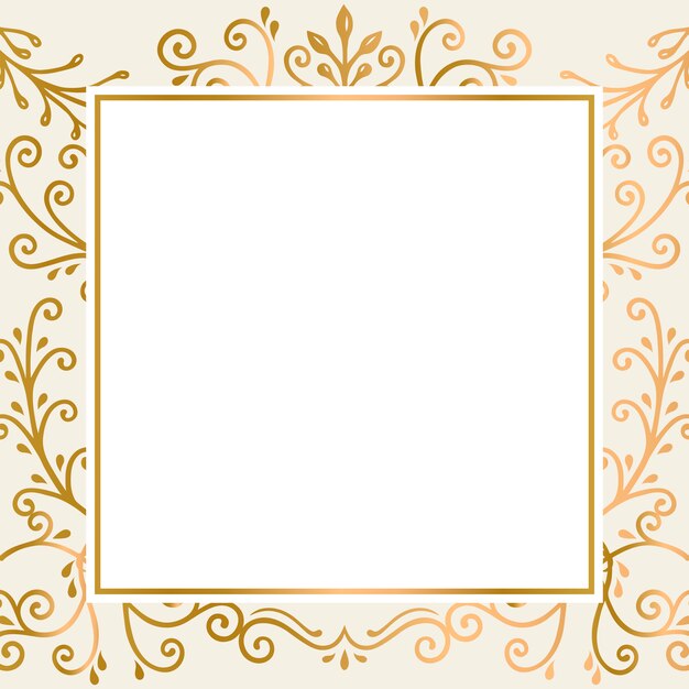 Fondo del marco de oro