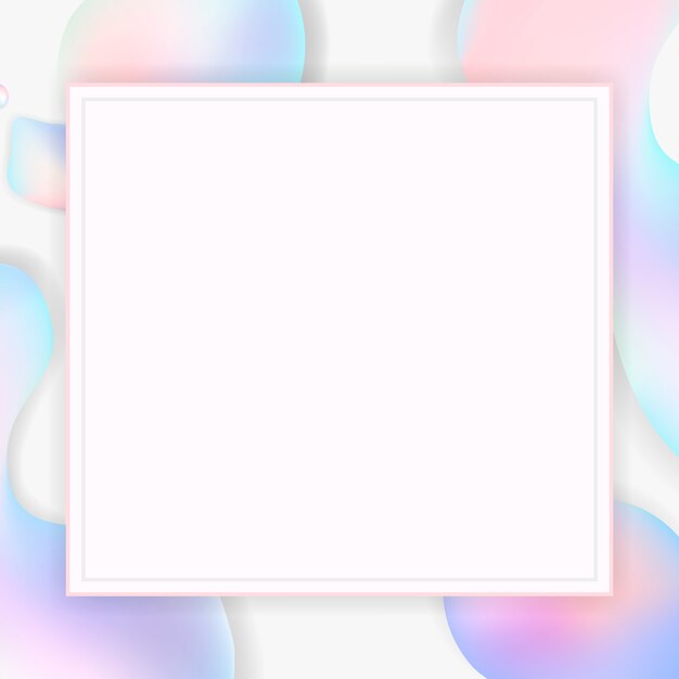 Fondo de marco pastel degradado