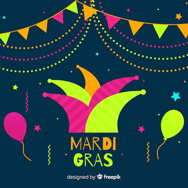 Fondo de mardi gras