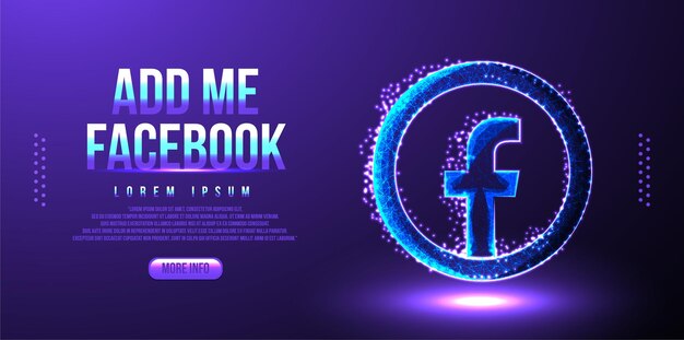 Fondo de marketing en redes sociales de Facebook