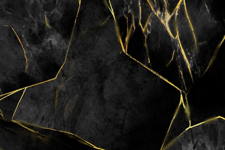 Vector gratuito fondo de mármol creativo con detalles dorados.