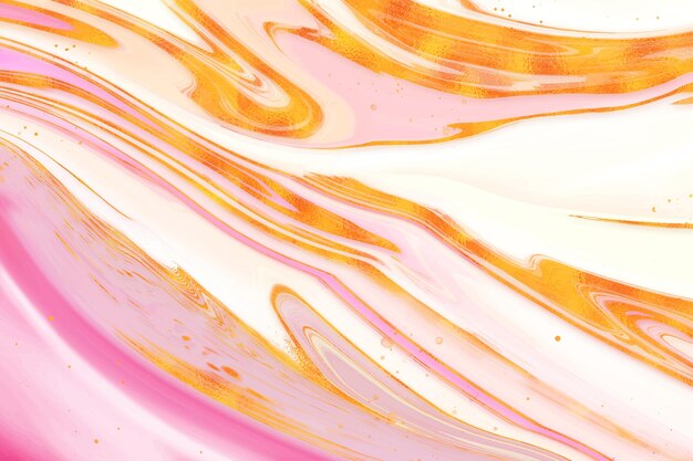 Fondo de mármol líquido con textura dorada brillante