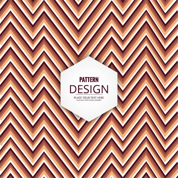 Fondo marrón con zig zag