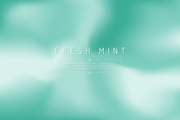 Fondo de menta con gradiente