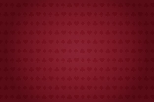 Fondo de mesa de póquer de diseño plano