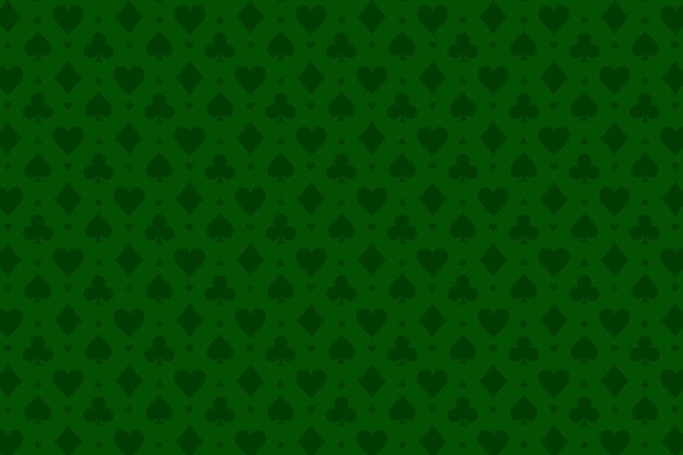 Fondo de mesa de póquer de diseño plano