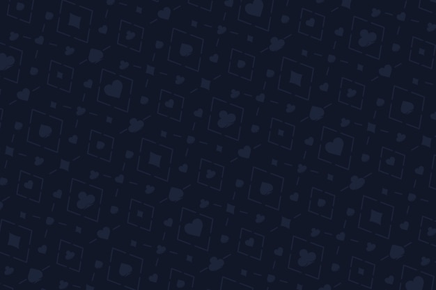 Fondo de mesa de póquer de diseño plano