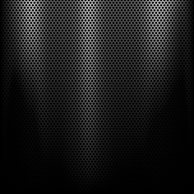 Fondo de metal con un foco
