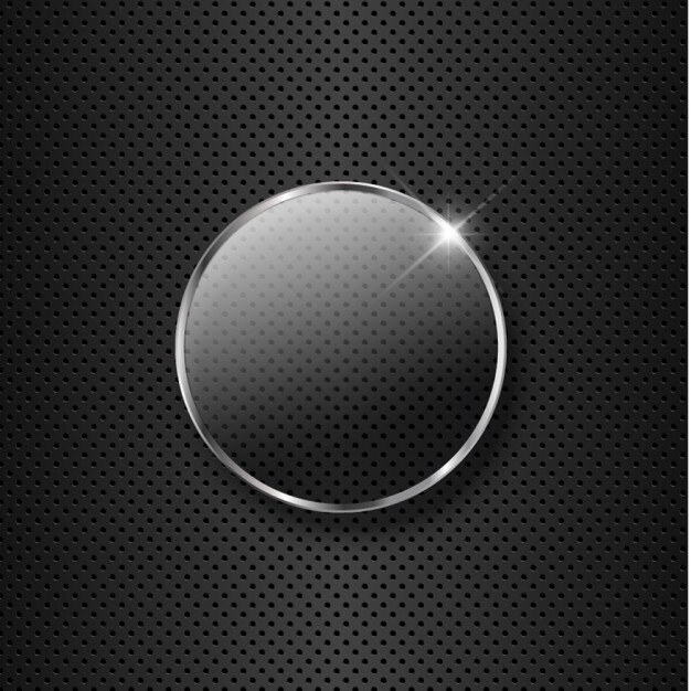 Fondo de metal con vidrio
