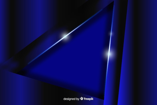 Fondo metálico azul abstracto con reflejo