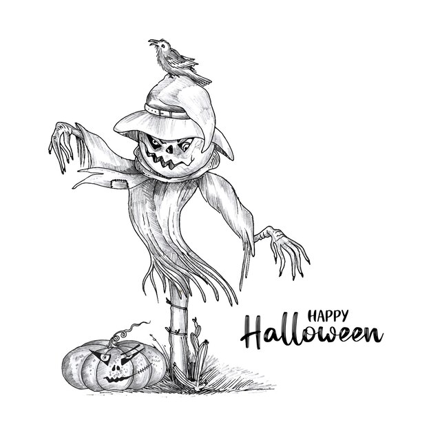 Fondo de miedo de celebración de festival de feliz halloween